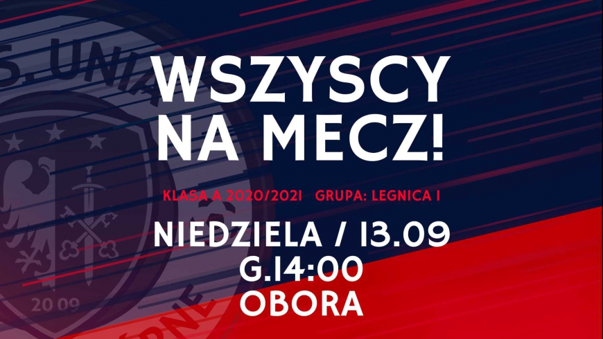 Mecz o mistrzostwo klasy A grupy 1 przeciwko drużynie Fortuna Obora