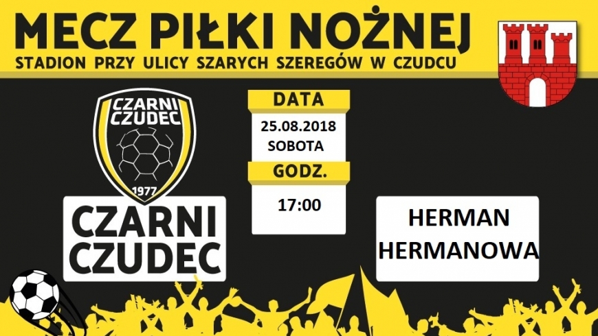 2. Kolejka: Czarni Czudec - Herman Hermanowa (25.08.2018 -SOBOTA)