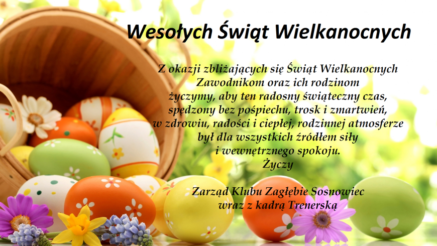 Wesołych Świąt Wielkanocnych