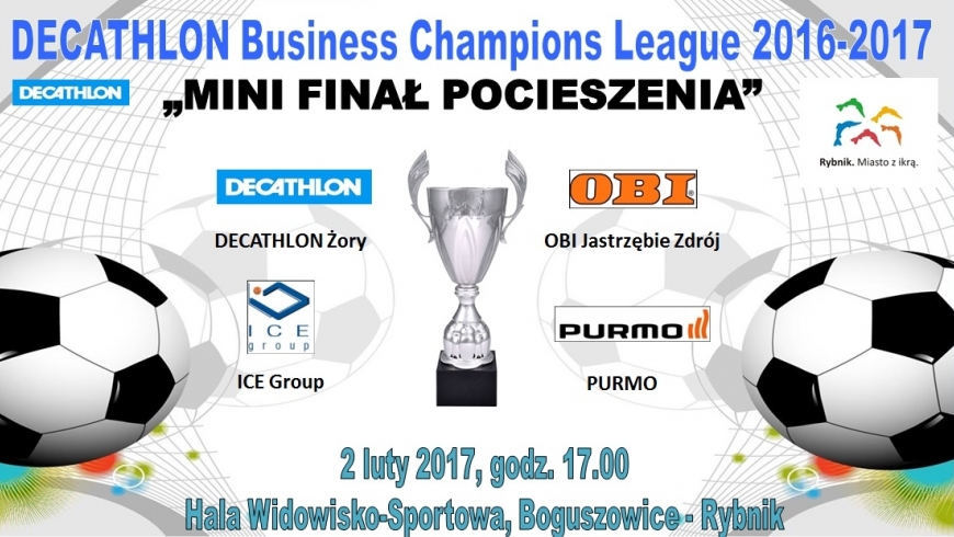 MINI Finał Pocieszenia "DECATHLON Business Champions League"... puchar już czeka :-)