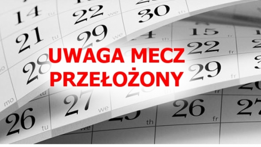 UWAGA - MECZ Z BRZEGIEM PRZEŁOŻONY!