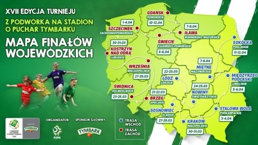 Finał wojewódzki "Z podwórka na stadion o Puchar Tymbarku"