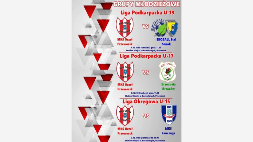 Grupy młodzieżowe  2-4 czerwca