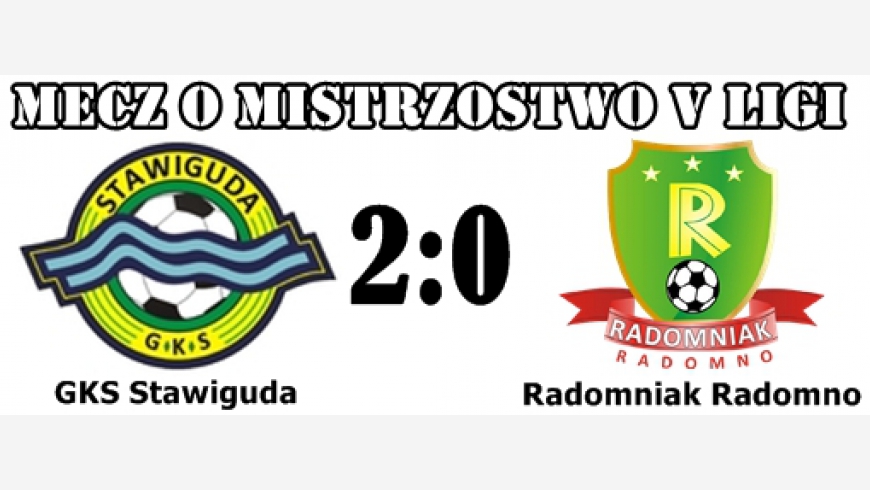 GKS Stawiguda - Radomniak 2;0