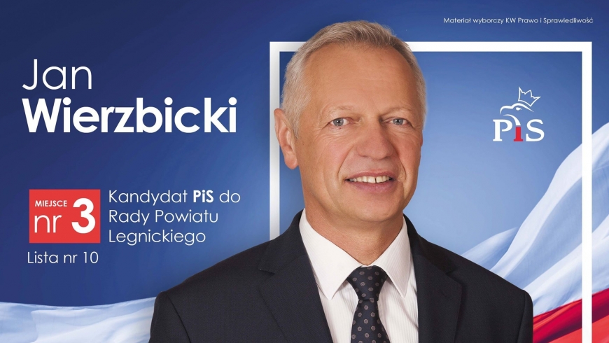 Jan Wierzbicki kandydatem do rady powiatu