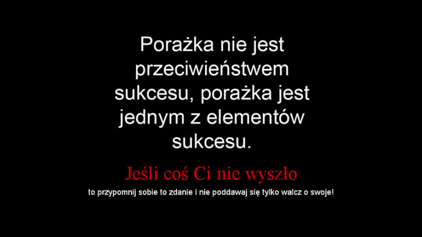 Znowu bez punktów ...