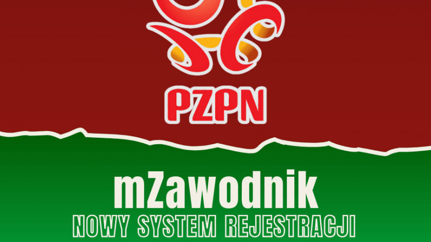 Komunikat PZPN aplikacja mzawodnik nowy system rejestrcji