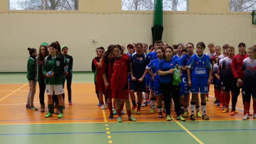 Turniej Piłki Nożnej Dziewcząt Tuchola 11.01.2015