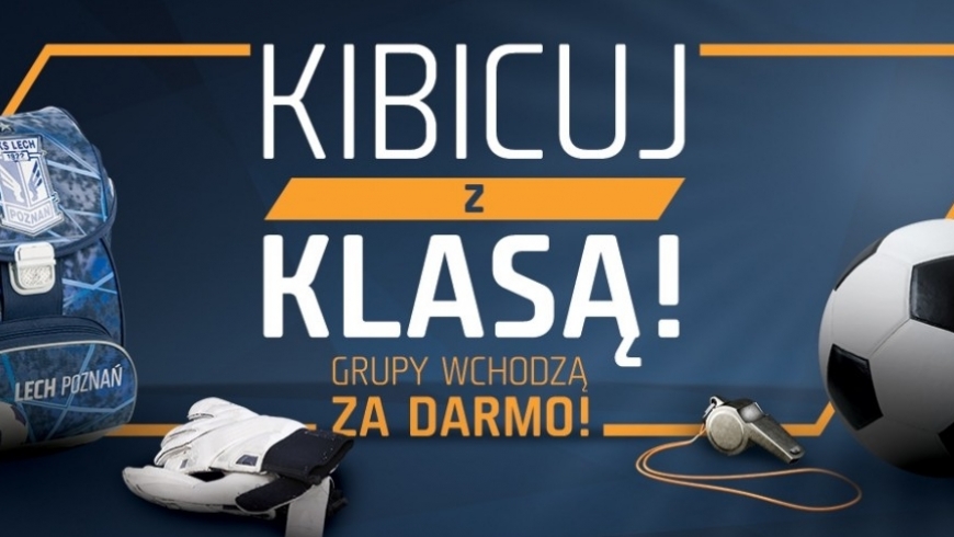 Kibicuj z Klasą ! Wizyta naszej drużyny na meczu Lecha Poznań