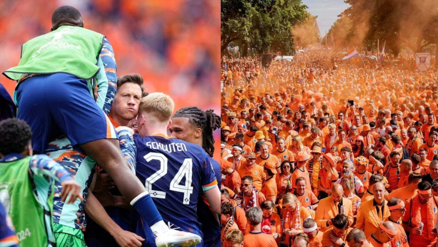 En toveis reise mellom nederlandske fans og det nederlandske landslaget