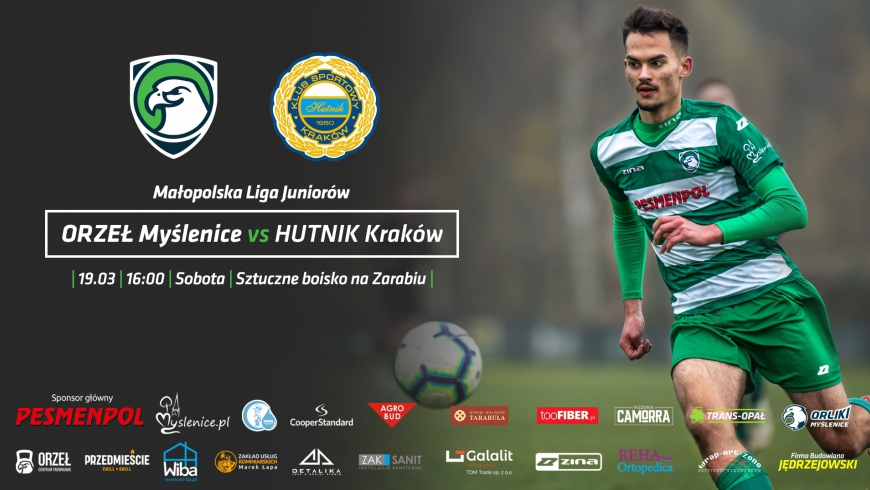 U19: Juniorzy starsi zaczynają rundę wiosenną, na początek Hutnik!