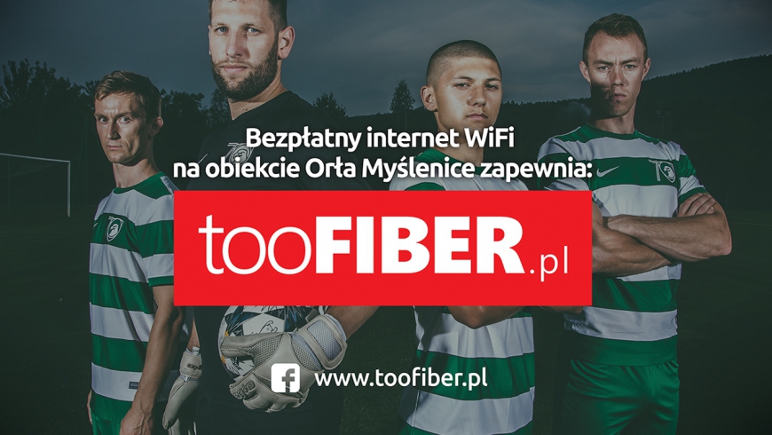 Firma tooFIBER zapewnia bezpłatny internet na obiektach Orła!