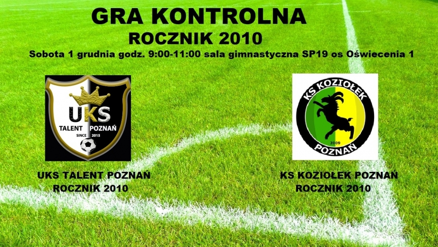 SOBOTA 1 GRUDNIA SPARING ROCZNIK 2010