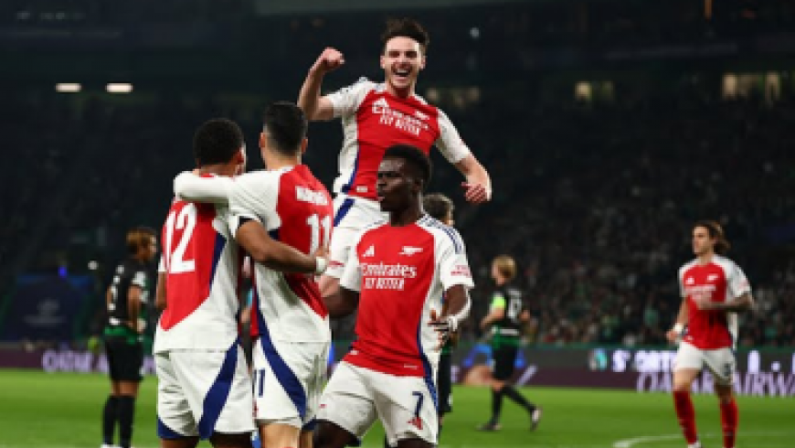 Arsenal kończy zwycięską passę Lizbony 5:1