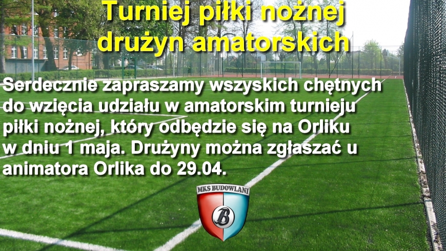 Amatorski turniej piłki nożnej