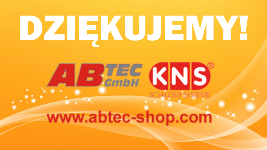 Pięknie dziękujemy firmie ABTEC GmbH!
