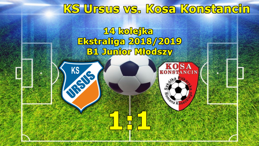 KS Ursus vs. Kosa Konstancin, 1:1