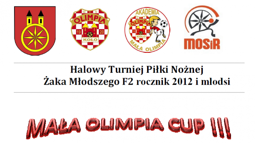 ROCZNIK 2012: Turniej MAŁA OLIMPIA CUP 2020 - harmonogram