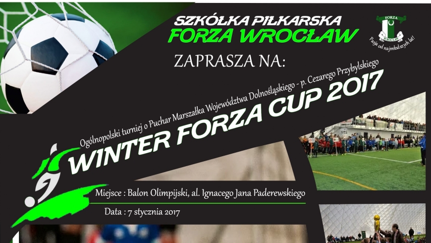 Rocznik 2009 jedzie na turniej Winter FORZA CUP do Wrocławia !