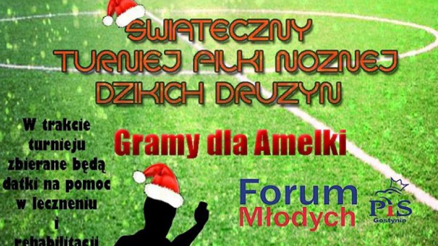 Turniej charytatywny Gramy dla Amelki - udział Mazura Gostynin