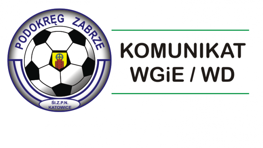 Komunikat WGiE/WD (22 września 2016)