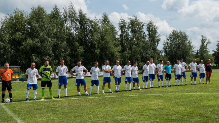 Trening drużyny oldbojów