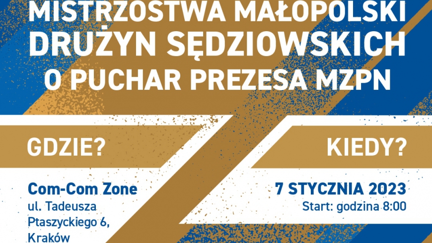 IX Halowe Mistrzostwa Małopolski Drużyn Sędziowskich o Puchar Prezesa MZPN