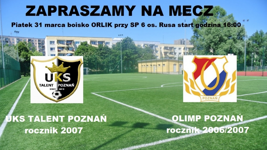 Sparing z Olimp Poznań rocznik 2007