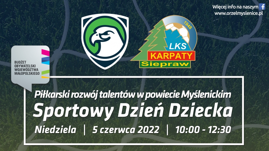 Piłkarski rozwój talentów w Powiecie Myślenickim - zapraszamy na turnieje z okazji Dnia Dziecka!