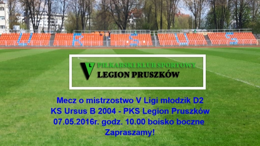 Mecz ligowy z Legionem Pruszków