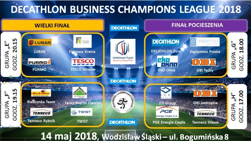 2 runda rozgrywek "DECATHLON Business Champions League" przed nami...