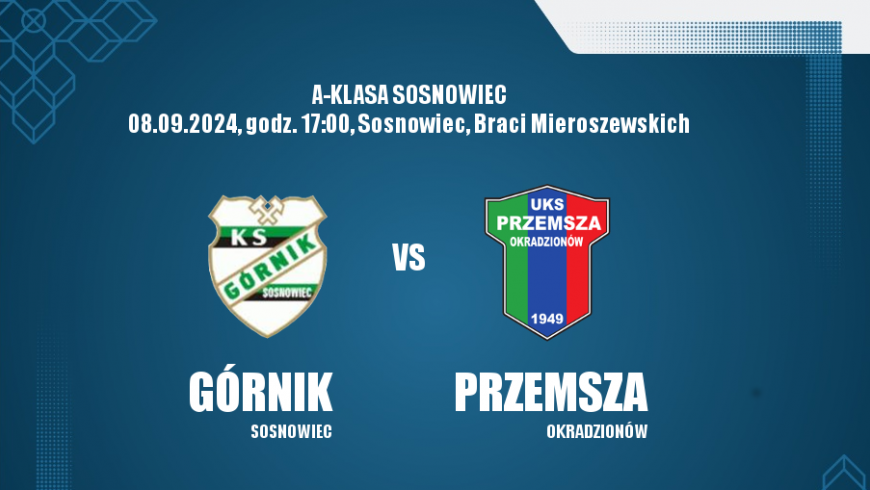 Zapowiedź. Górnik Sosnowiec - UKS Przemsza