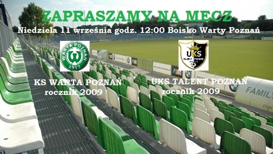 Sparing z Wartą Poznań rocznik 2009