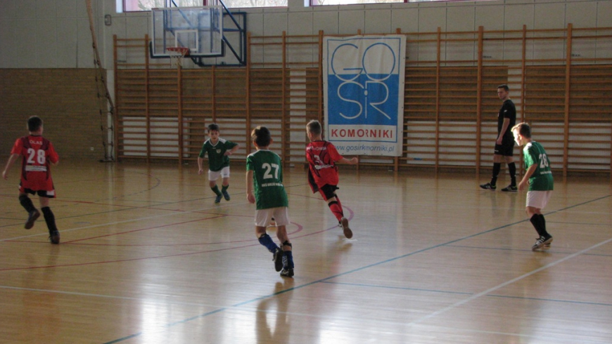 II miejsce Młodzików  w halowym turnieju piłkarskim o Puchar Dyrektora GOSiR Komorniki.