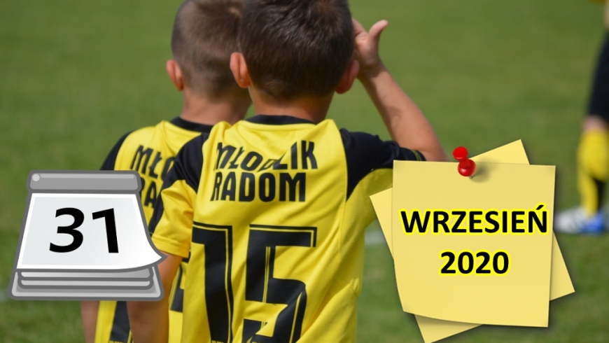 Wrzesień 2020 - młodzikowy rozkład jazdy!