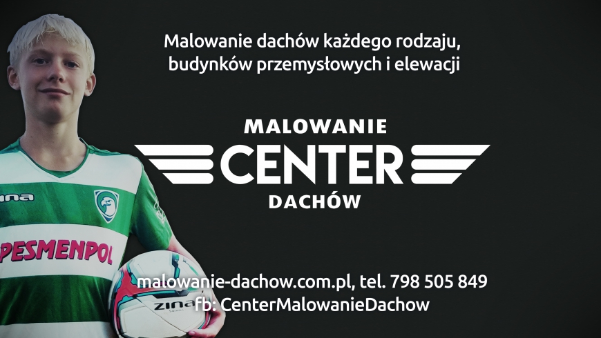 Center - Malowanie Dachów dołącza do partnerów Orła Myślenice!