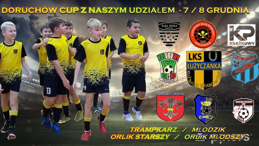 W sobotę i niedzielę zagramy w Doruchów Cup 2024