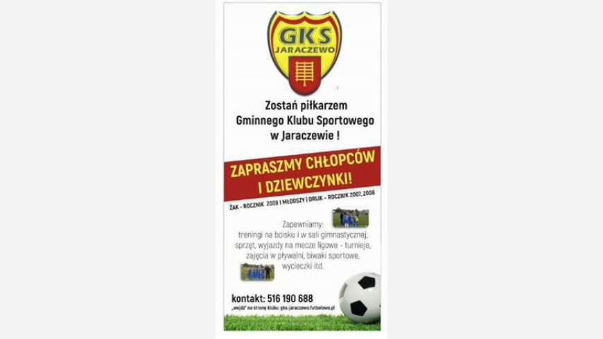 Zostań zawodnikiem GKS Jaraczewo