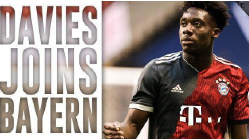 Alphonso Davies vælger no forny kontrakten med Bayern