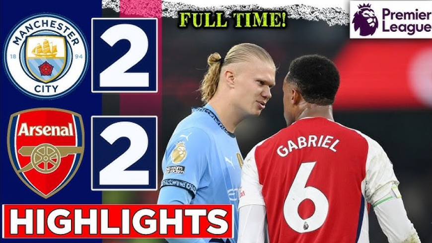 Premier League-oppgjør: Manchester City uavgjort 2-2 med Arsenal