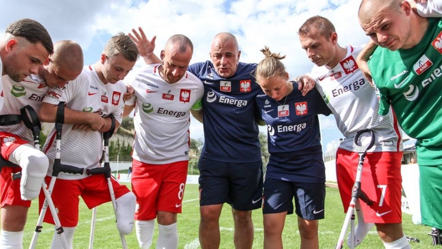 Reprezentacja Polski Amp Futbol w ćwierćfinale Mistrzostw Świata - prowadzi ją Marek Dragosz