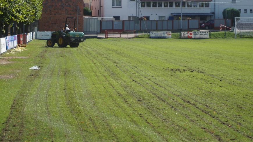 Prace na Stadionie w Krobi-Zdjęcia