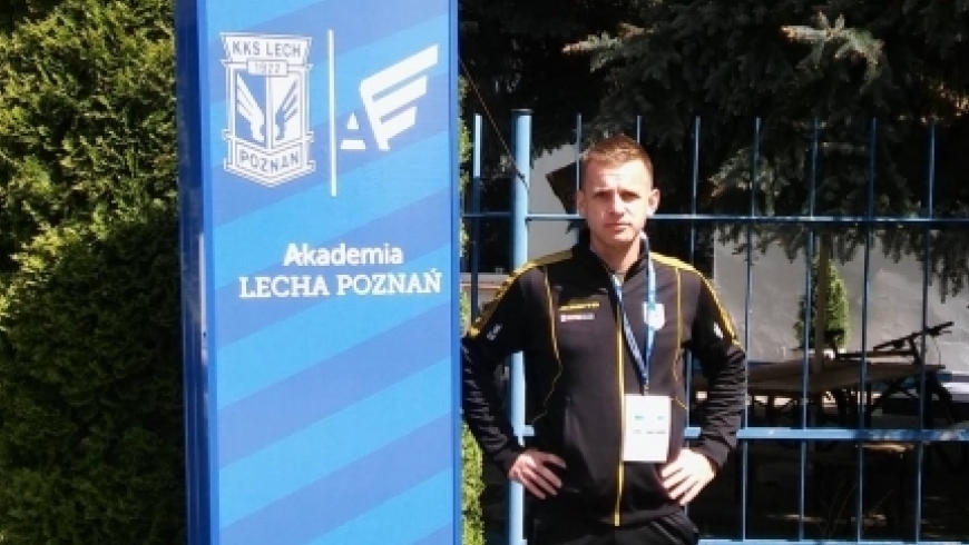Trener Kamil Kuczkowski na szkoleniu LECH CAMP 2016