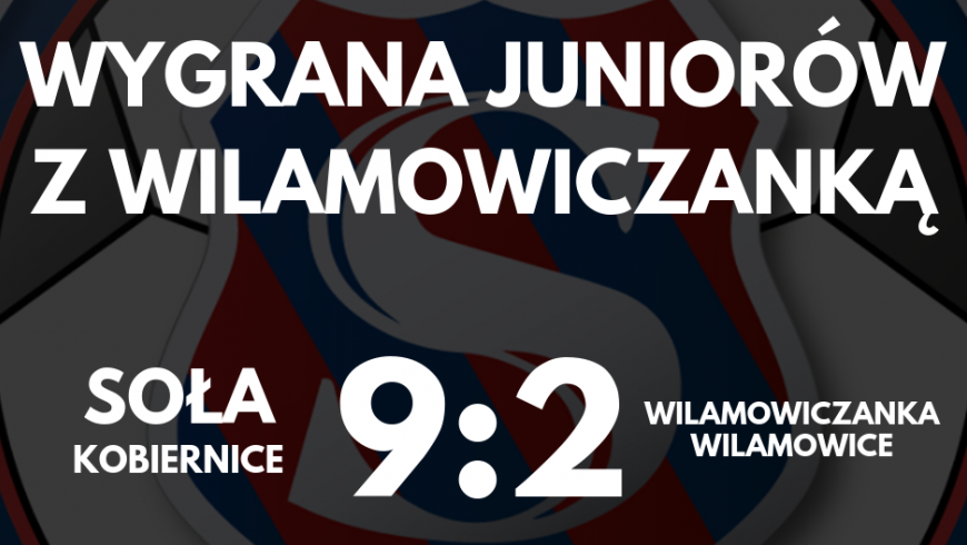 Wysoka wygrana juniorów