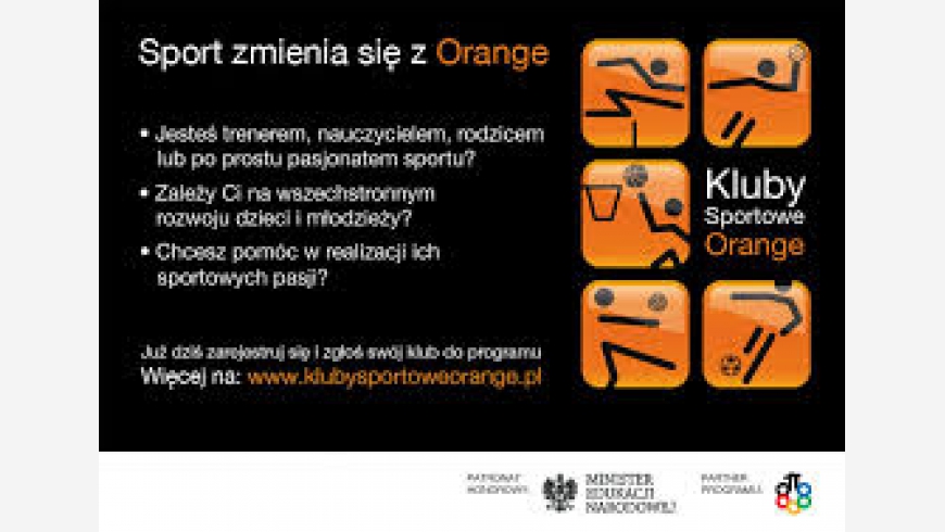 Kluby Sportowe Orange - program społeczny firmy Orange
