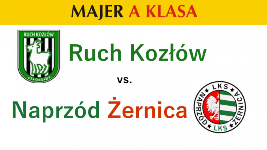 Zapowiedź meczu: Ruch Kozłów  - Naprzód Żernica