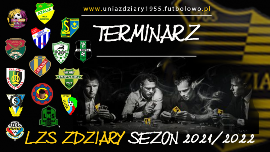 Terminarz sezonu 2021/22.