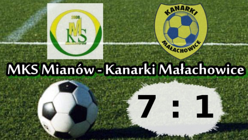 3 kolejka: MKS Mianów - Kanarki Małachowice