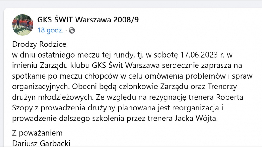 PROPOZYCJA  WSPÓLNEGO  GRILA.