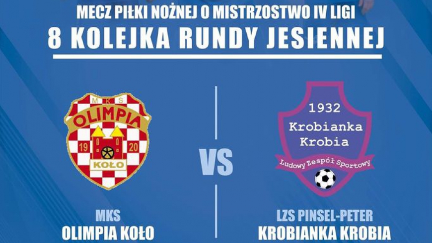 Czwarta Liga:Krobianka jedzie do Koła